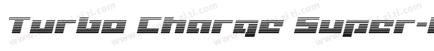 Turbo Charge Super-Italic Italic字体转换
